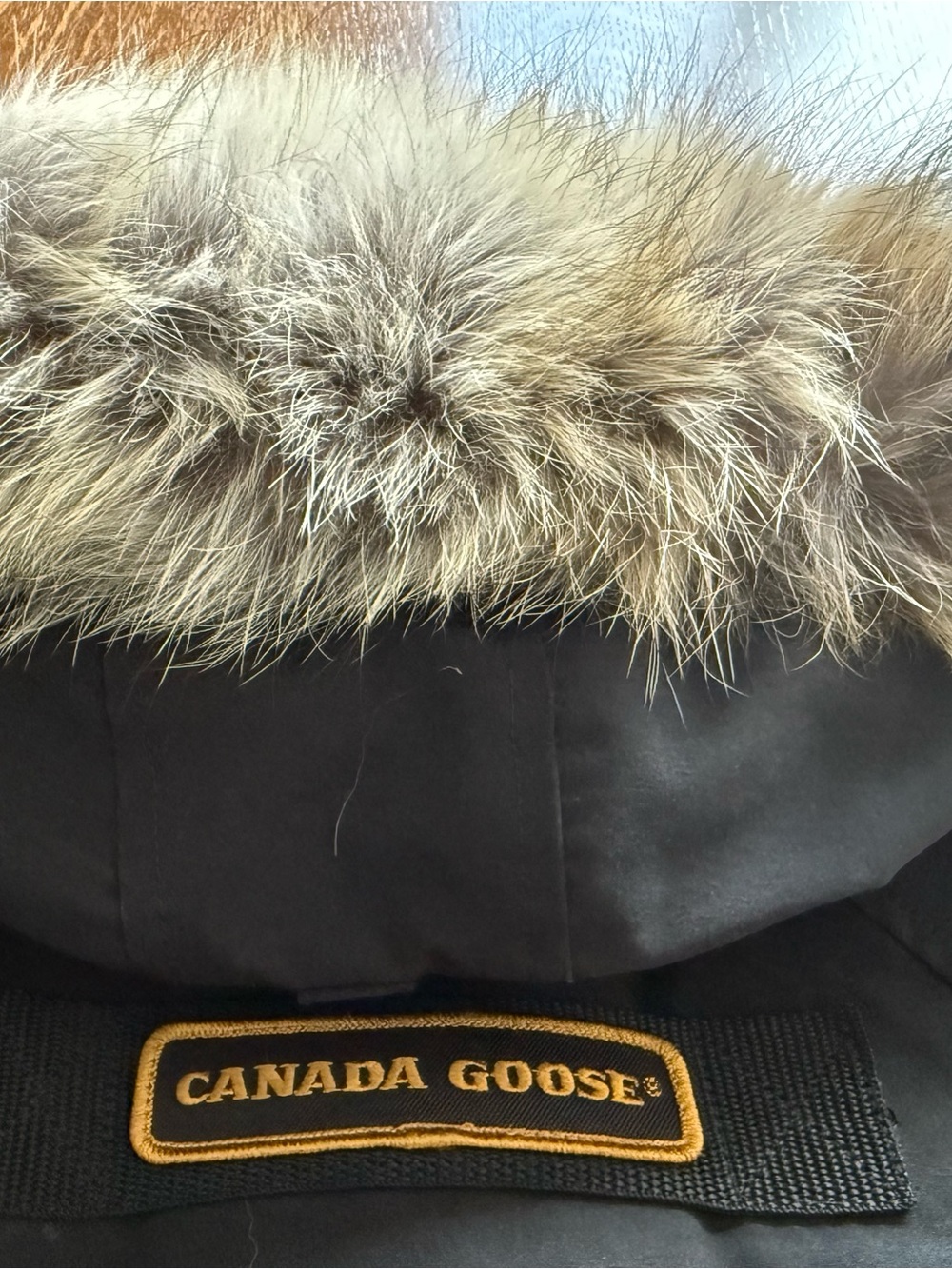Canada Goose Black Puffer Jacket with Fur-Trim Hood - Picture 5 of 5